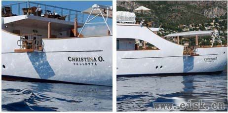 极尽奢华的超级游艇Christina O--无与伦比
