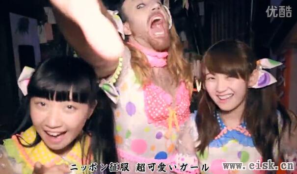 「胡须大叔」扮少女劲歌热舞　萌样席卷日本LADYBABY。